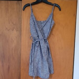 Aerie Blue and White Spaghetti Strap Sundress